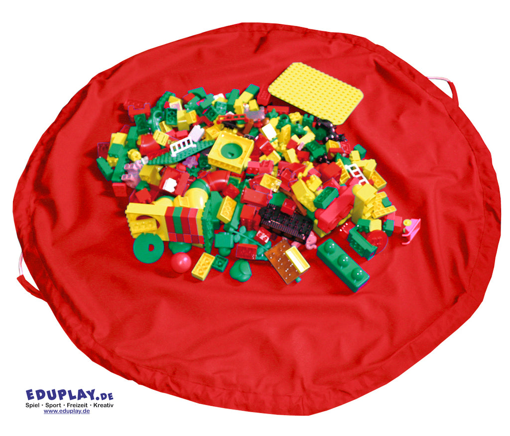 Aufräumsack/Spieldecke rot