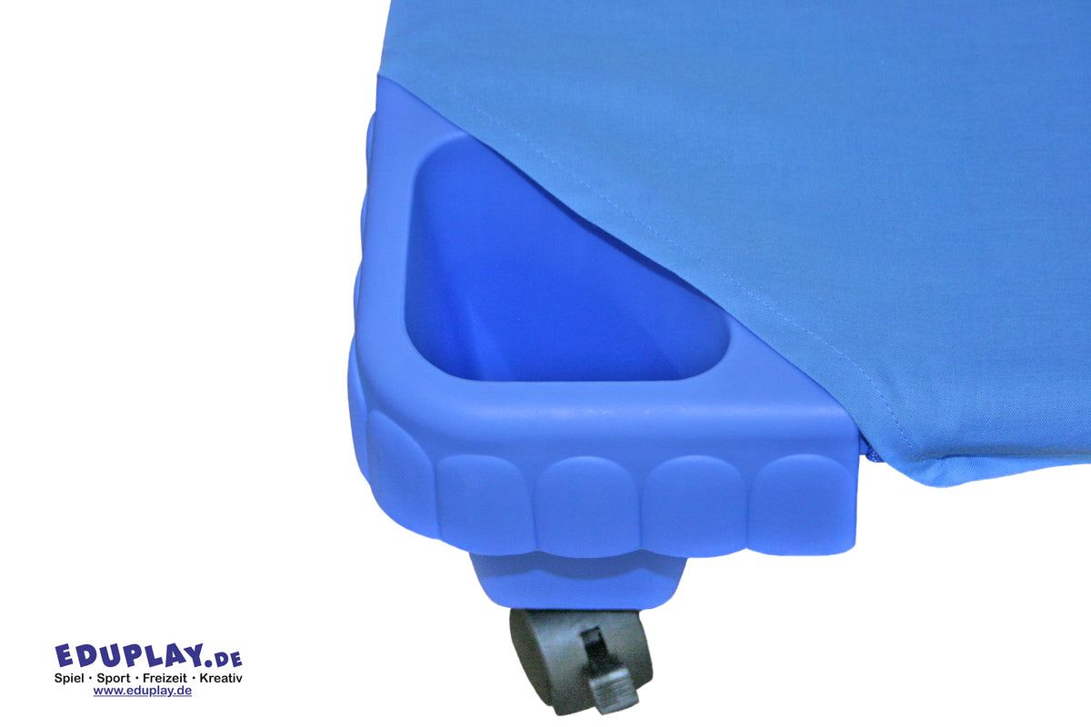 Spannlaken blau 130 cm