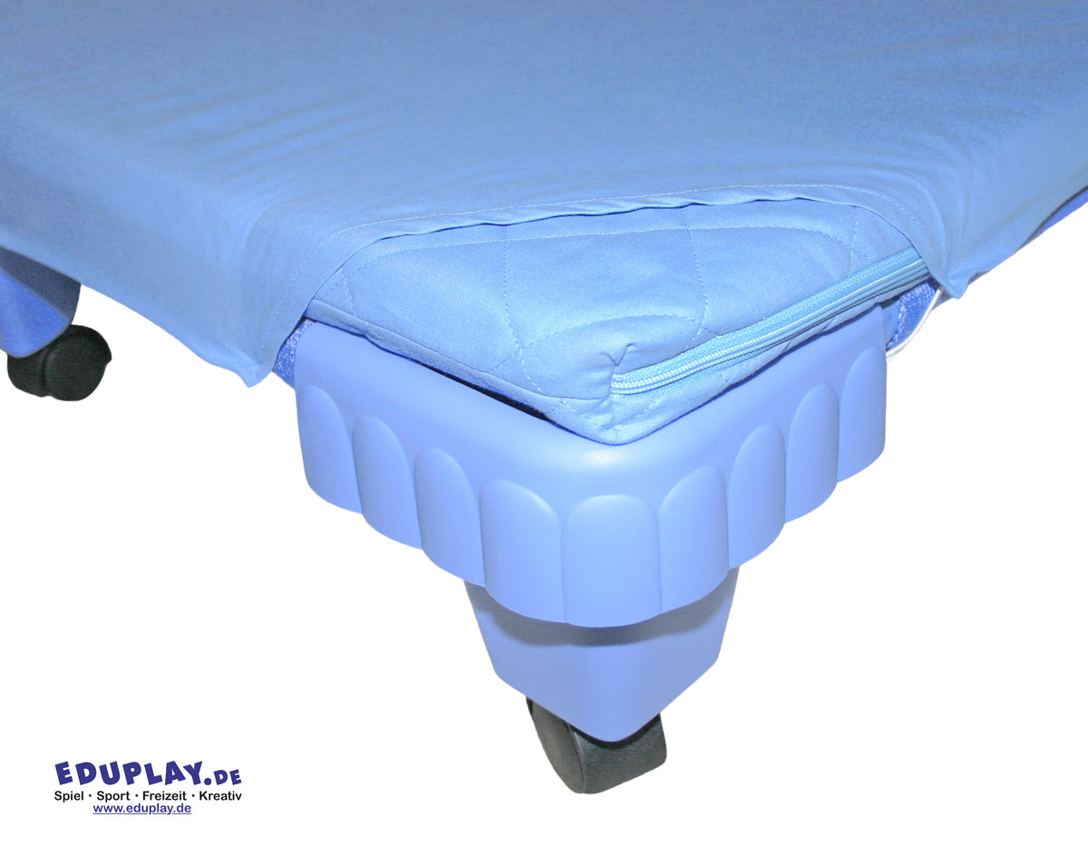 Spannlaken blau 140 cm