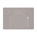 Platzset Mittagessen Krippe Linkshänder