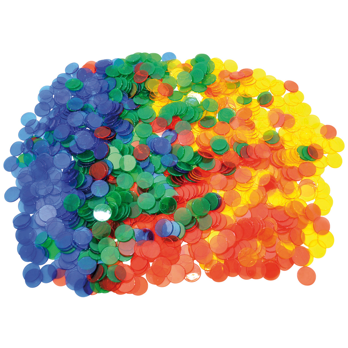Zählchips transparent 1000er Set