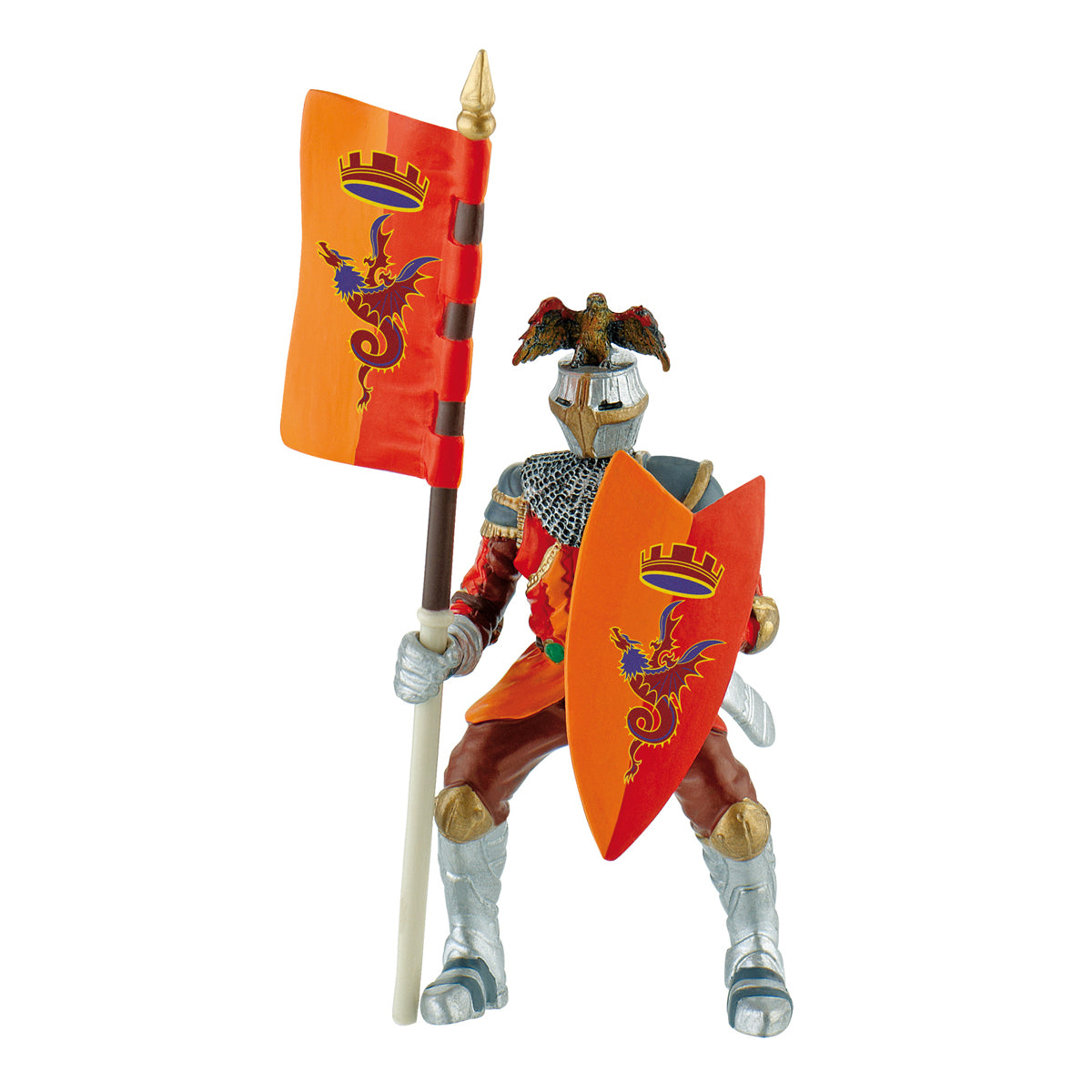Turnierritter rot Spielfigur