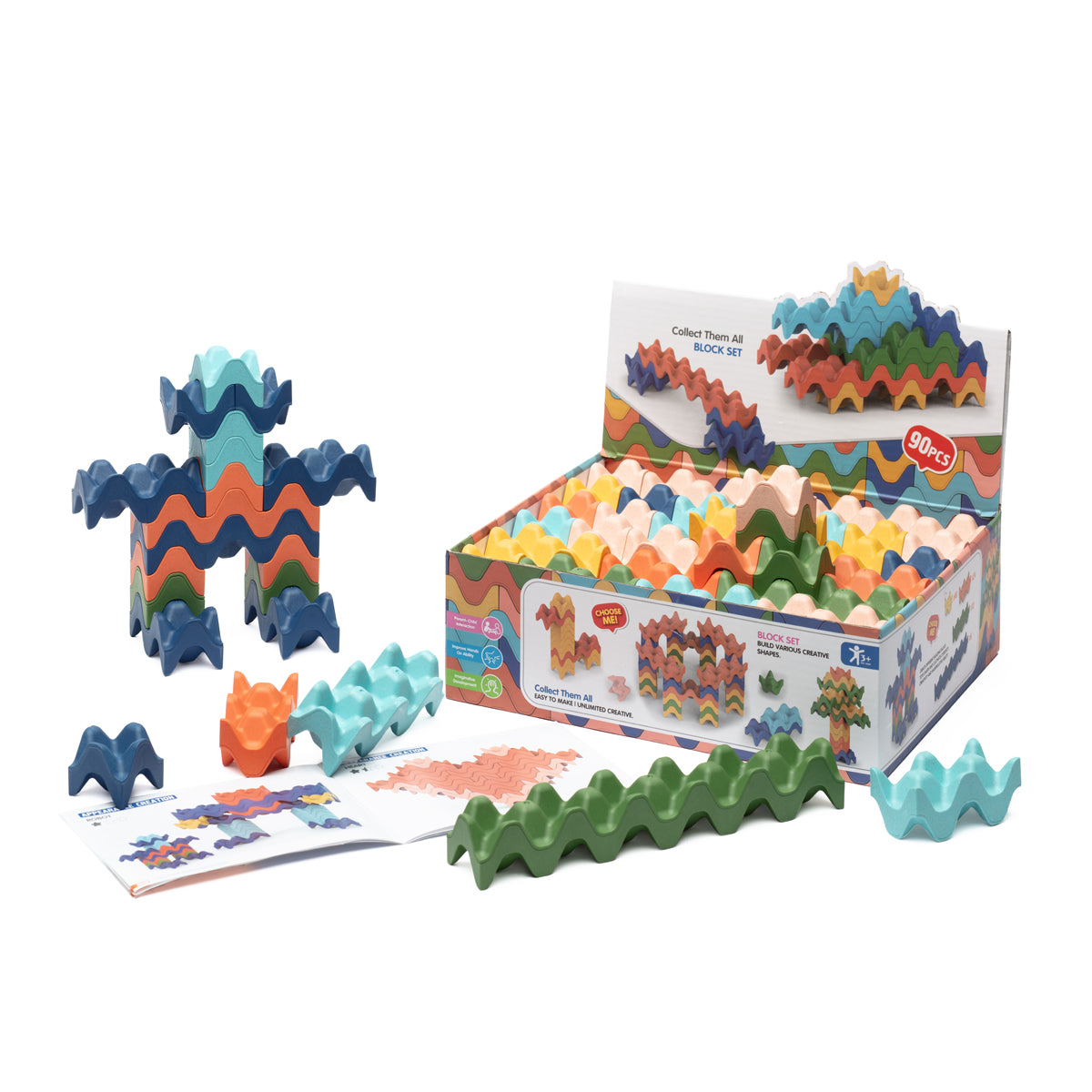 Eierbecher Blocks 90 Teile