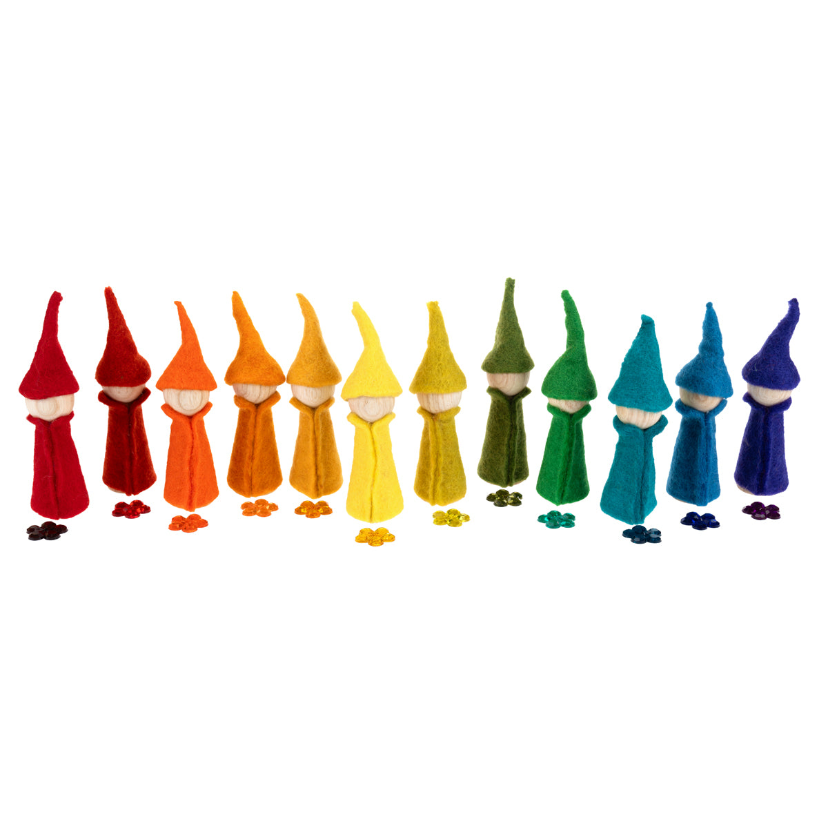 Filzspielfiguren 12 Monate 12er Set