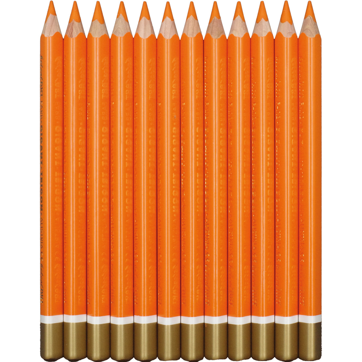 belcolART Farb Gigant Trigon 12 Stifte orange