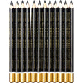 belcolART Farb Gigant Trigon 12 Stifte schwarz