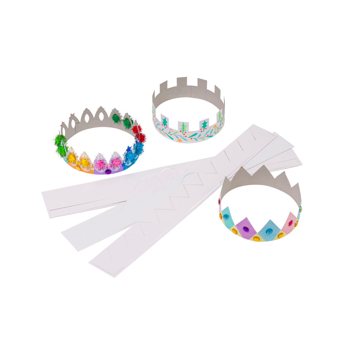 Papierkronen 12er Set